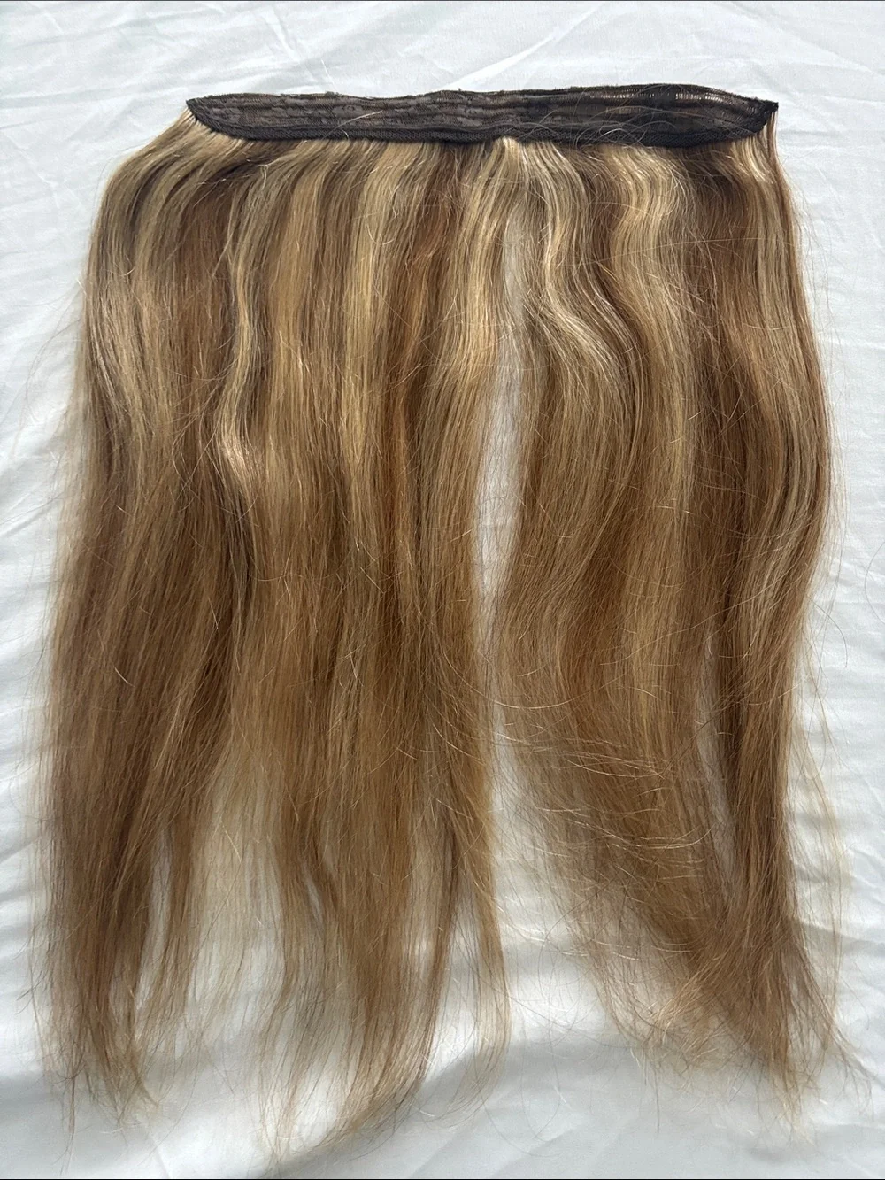 Blonde Brown Hair Extension - Natural Blend no clips human